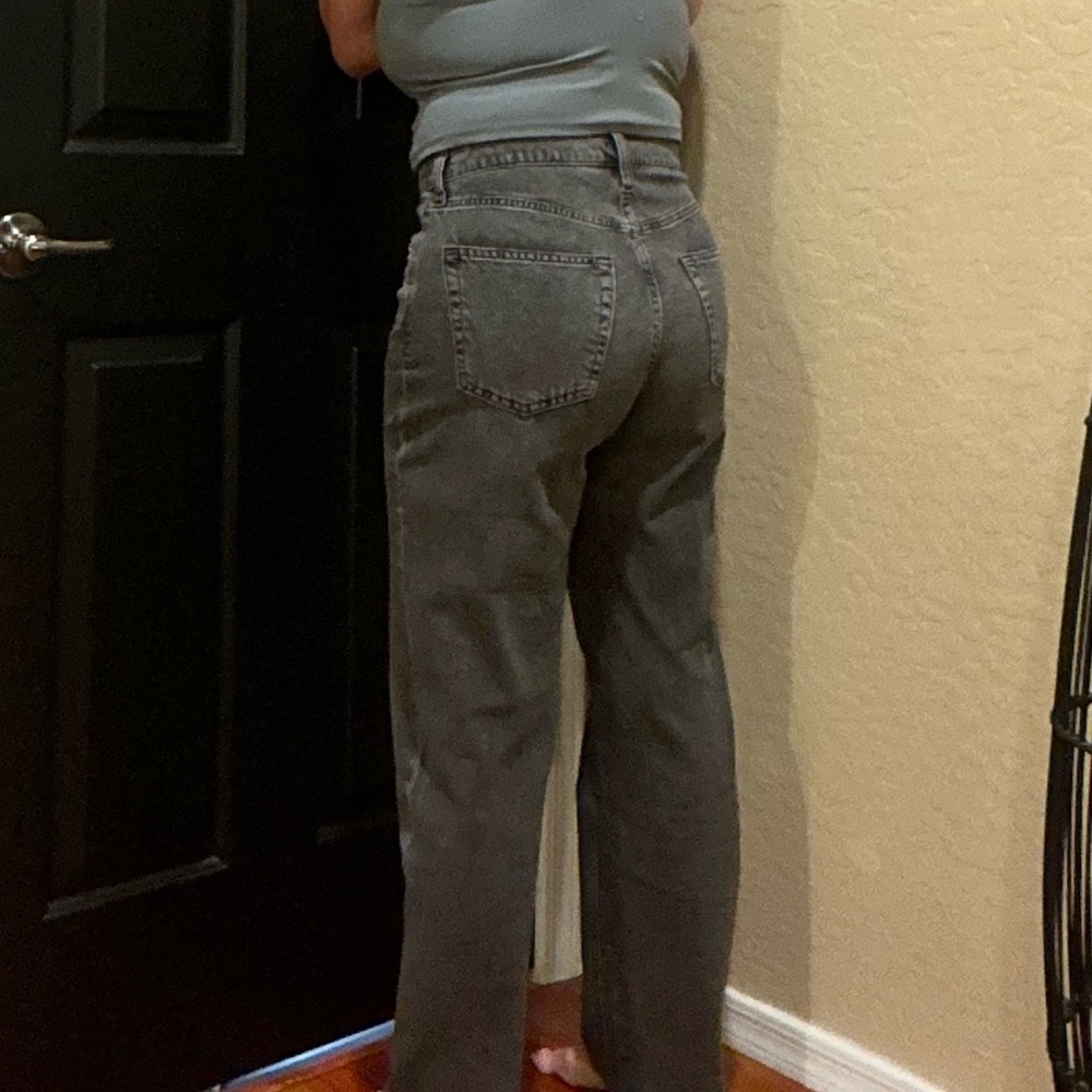 GAP Gray Black sandwash '90s Loose High Rise Jeans - Picture 10 of 11